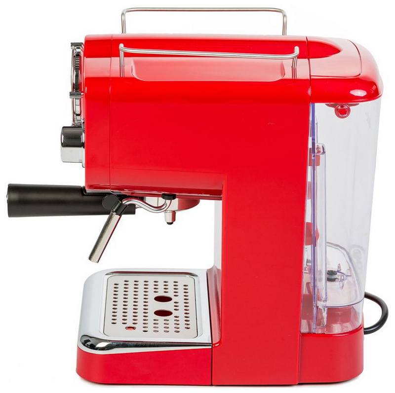 Кофеварка Oursson EM1510/RD 110 Вт, с подогревом чашки, красный фото 5