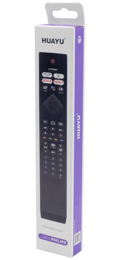Универсальный пульт Huayu PUS8506/60, с голосовой функцией, для телевизора Philips фото 6