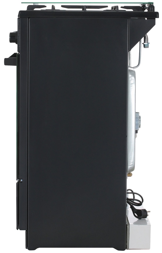 Газовая плита De luxe 5040.40г(кр) ЧР-015 50 см, 43 л, 4 конфорки, черный фото 6