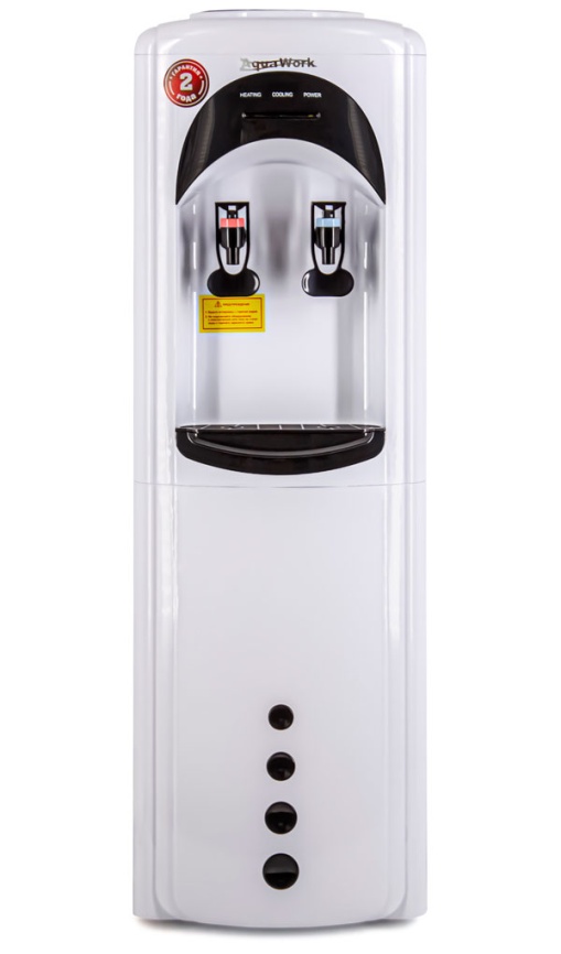 Кулер для воды Aqua Work 17LDR, бело-черный, (27686) фото 2