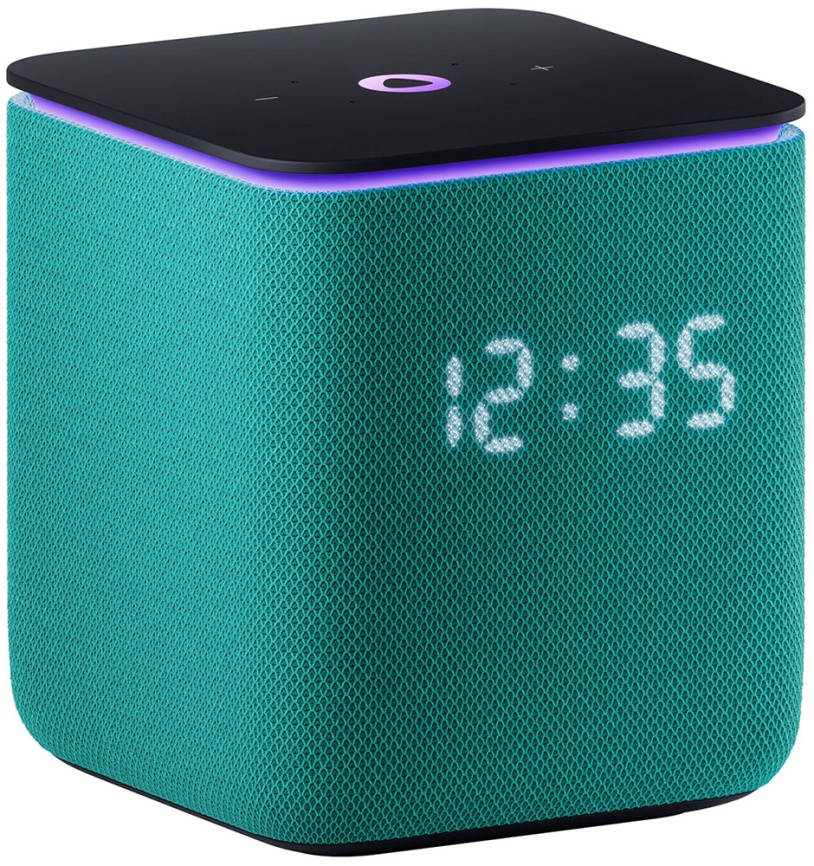 Умная колонка Яндекс Станция Миди с Алисой, с Zigbee, 24Вт, изумрудный фото 1