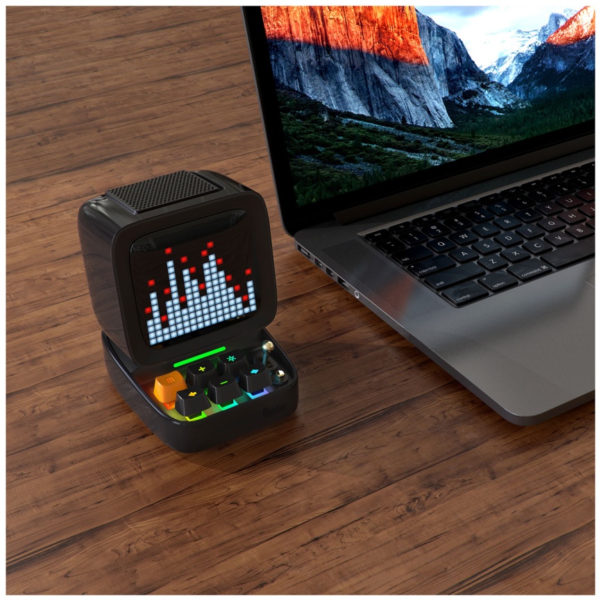 Умная колонка Divoom Ditoo Pro черная (41000009682) фото 5