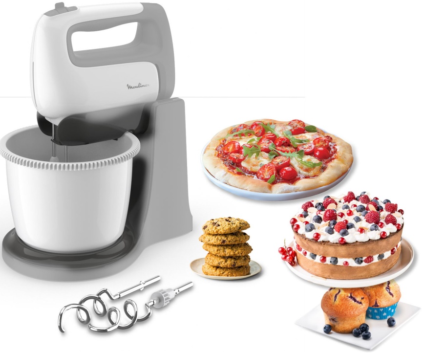 Миксер Moulinex HMX Prep'Mix Standbowl HM464110, белый фото 12
