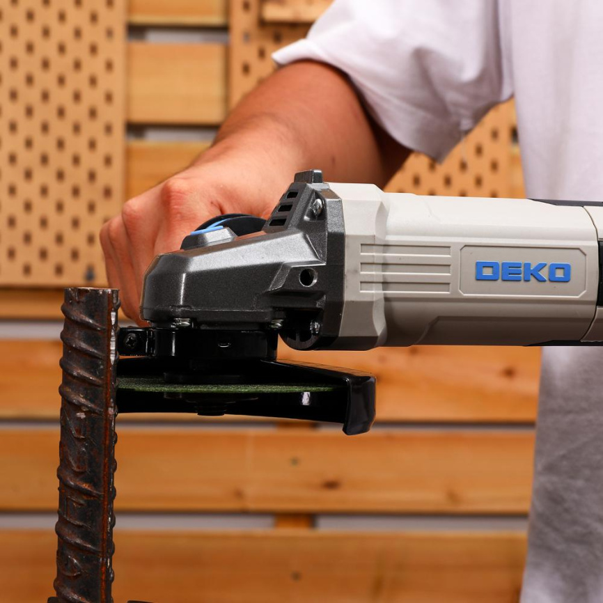 Угловая шлифовальная машина (болгарка) Deko AG1500-D1 PRO, 125 мм, 1500 Вт (083-1028) фото 10