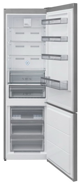 Двухкамерный холодильник Schaub Lorenz SLUS 379 G4E No frost, серый фото 2