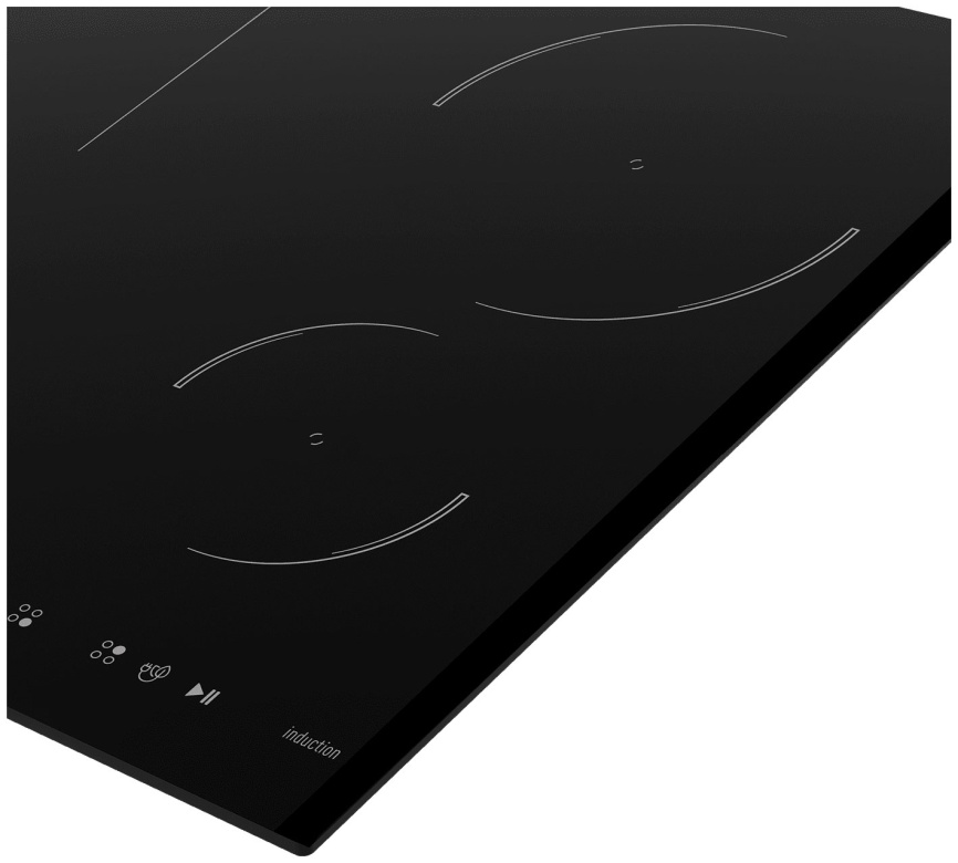 Электрическая варочная панель Grundig GIEI624470PF 58 см, 4 конфорки стеклокерамика, черный фото 4