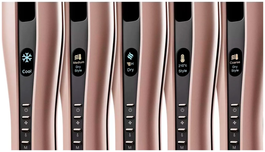 Стайлер Haier HHS-605 850 Вт 4 температурных режима, розовый фото 7