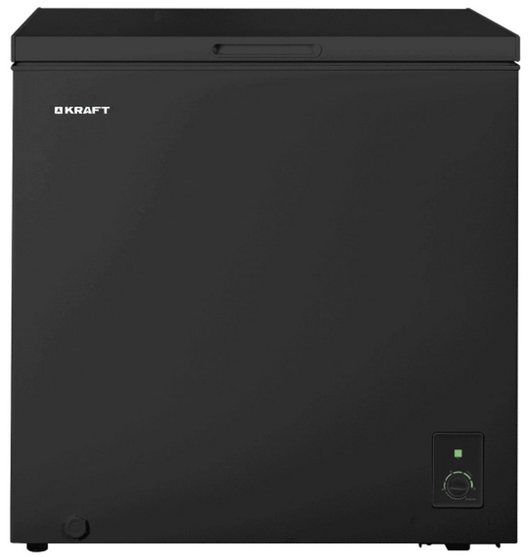 Морозильный ларь Kraft BD (W)-230BRX A+ 230 л, черный фото 1
