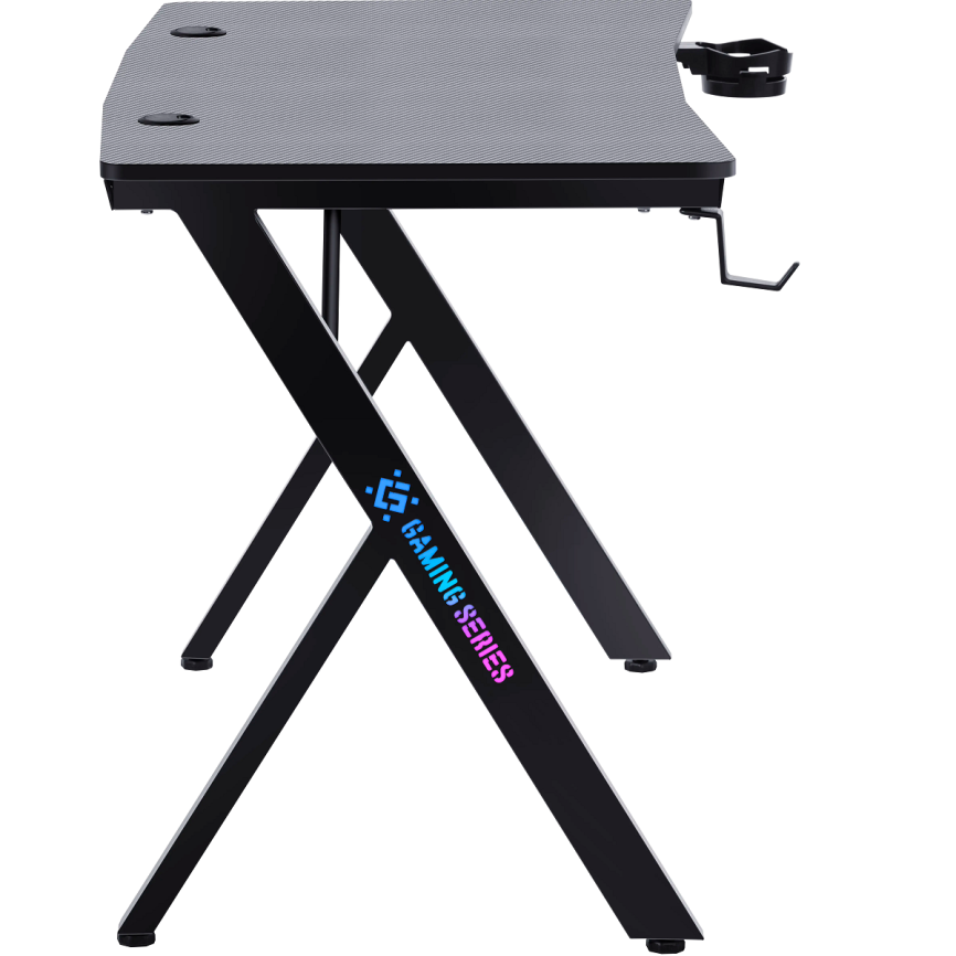 Defender Игровой стол AroX подвес кружк+гарн,черн,МДФ,RGB Defender 64076 фото 5