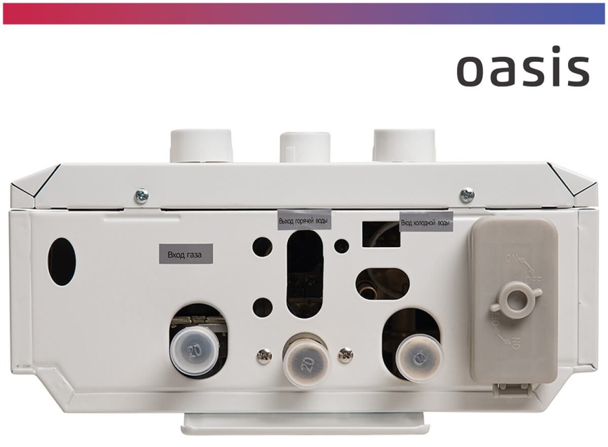 Газовый водонагреватель Oasis OR-24 W белый фото 4