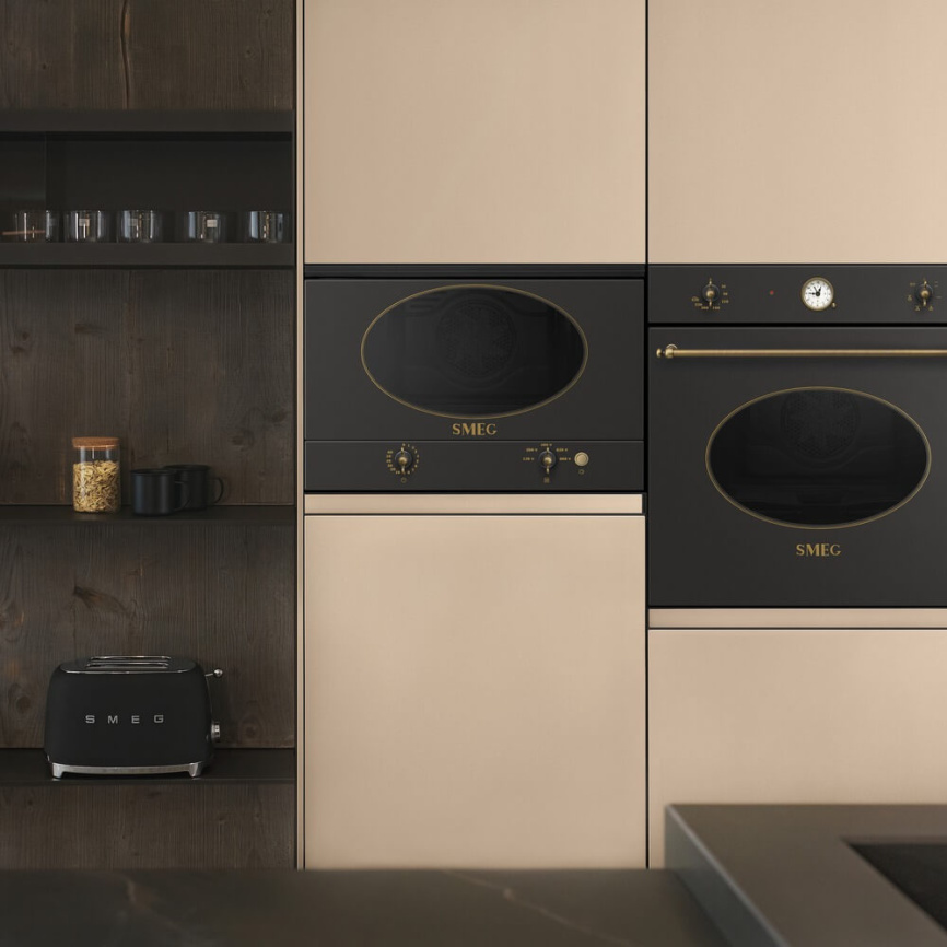Встраиваемая микроволновая печь SMEG SMEG MP822NAO фото 3