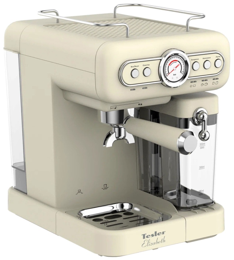 Кофеварка Tesler ECM-250 BEIGE фото 3