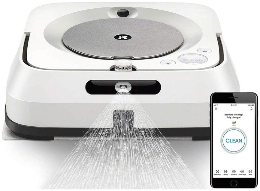 Робот-пылесос iRobot Braava Jet M6 для влажной уборки (белый) фото 3