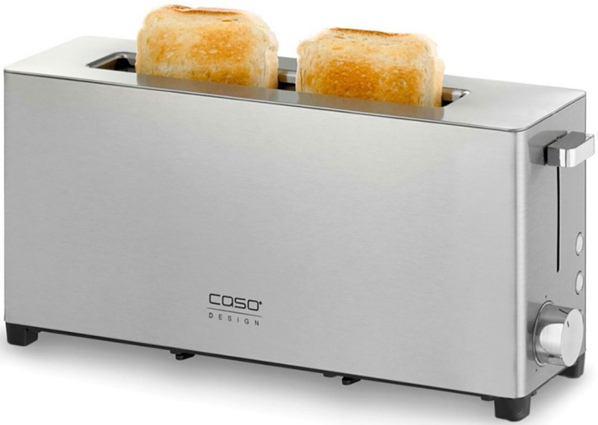 Тостер Caso Classico T2 Duo, 900-1050 Вт, автоматическое центрирование, нержавеющая сталь фото 5
