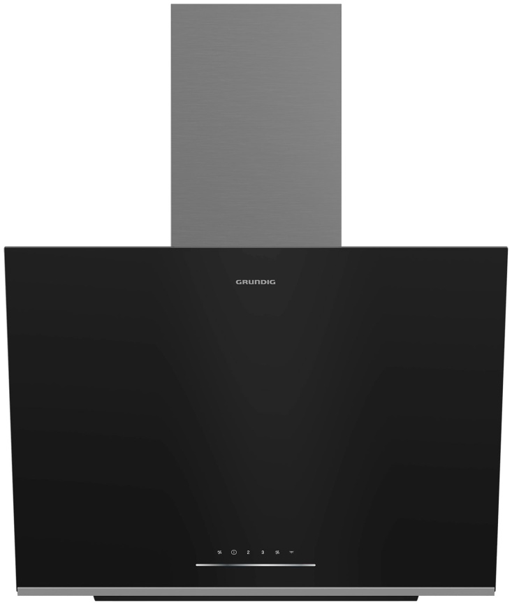 Вытяжка Grundig GDSP2464BBSC, черный, наклонная, сенсорное управление фото 1
