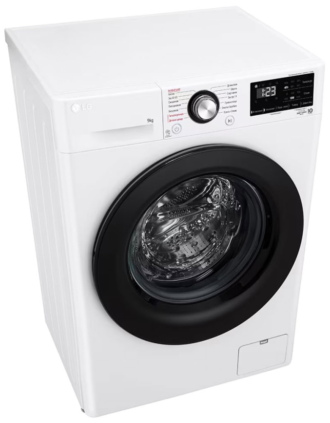 Стиральная машина LG F2V3FS6W 9 кг, белый фото 7