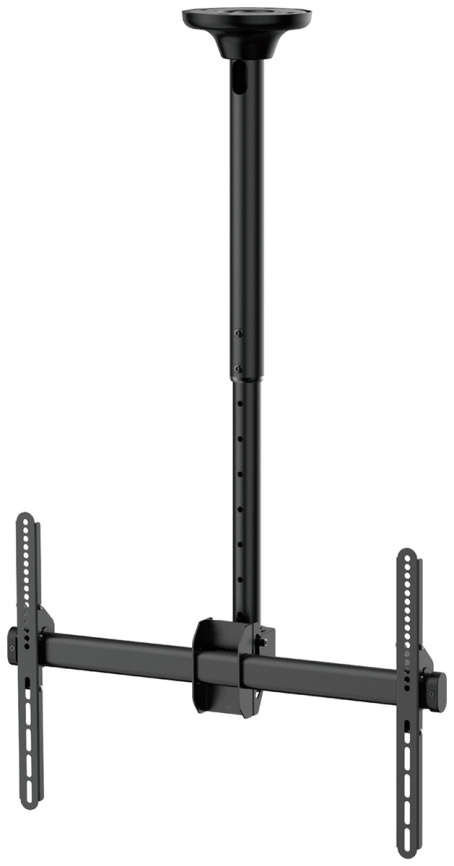 Кронштейн для телевизора UniTeki LCD4146 потолочный, телескопический, быстросъемный, наклонно-поворотный, для телевизора, диагональ 37-70 дюймов фото 1