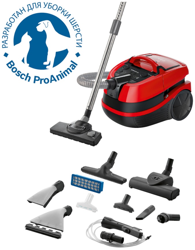 Моющий пылесос Bosch Serie 4 ProAnimal BWD421PET фото 2