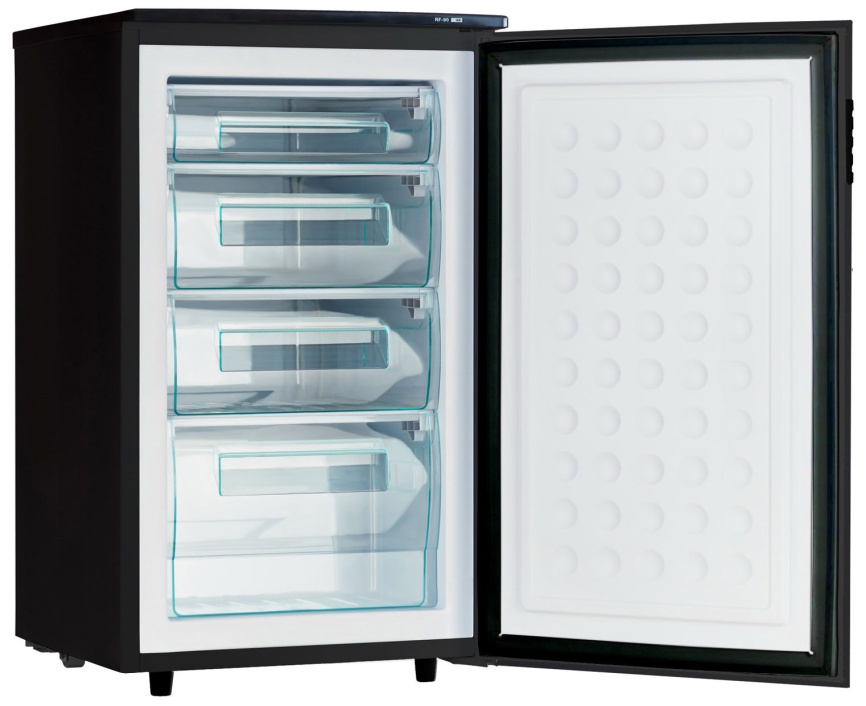 Морозильник Tesler RF-90 A 83 л, черный фото 2