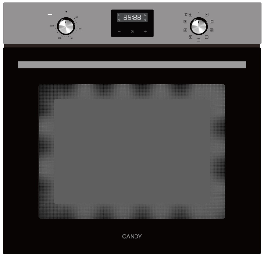 Электрический духовой шкаф Candy COXP08LTBX 59 см, 78 л гриль конвекция, серебристый фото 1