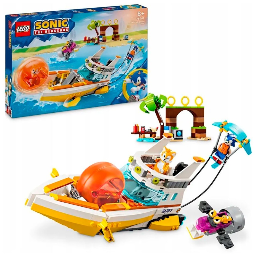 Конструктор Lego SONIC, Приключенческая лодка Тейлза (76997) фото 3