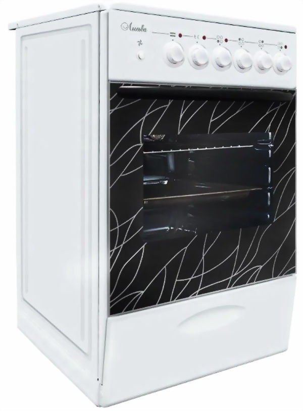 Электроплита Лысьва EF4004MK00 (ЭПС 404 МС) белая, ветка дерева В фото 2