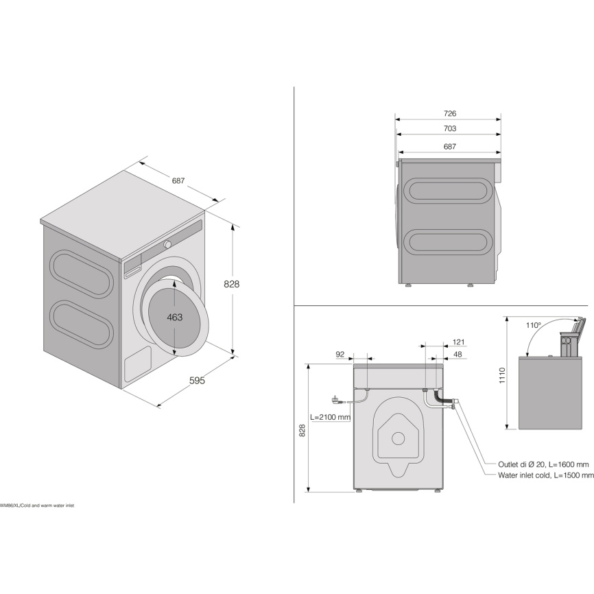 Стиральная машина ASKO W3114CXLW фото 5