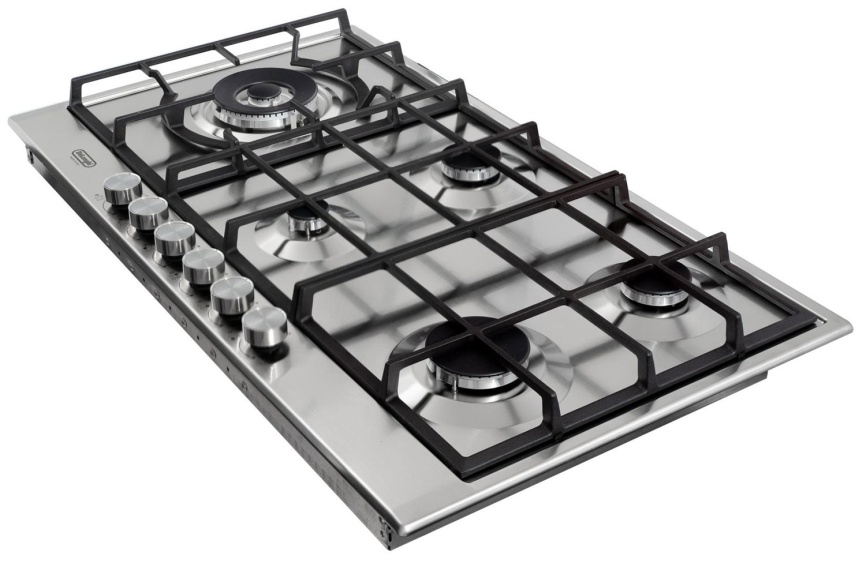 Газовая варочная панель De’Longhi NSL 590D X RUS 90 см, 5 конфорок электроподжиг газконтроль, серебристый фото 6