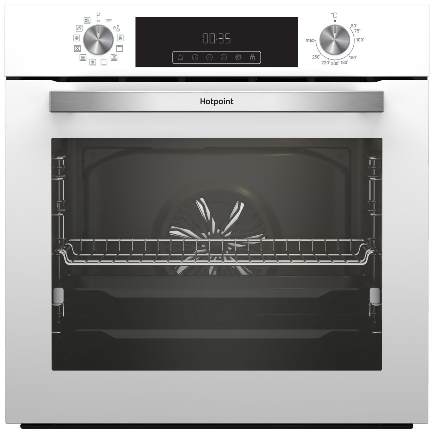 Электрический духовой шкаф Hotpoint HFE9 1231 JSH WHG белый фото 1