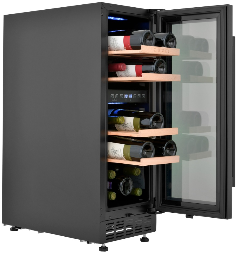 Встраиваемый винный шкаф Zugel ZCWI170DB фото 2