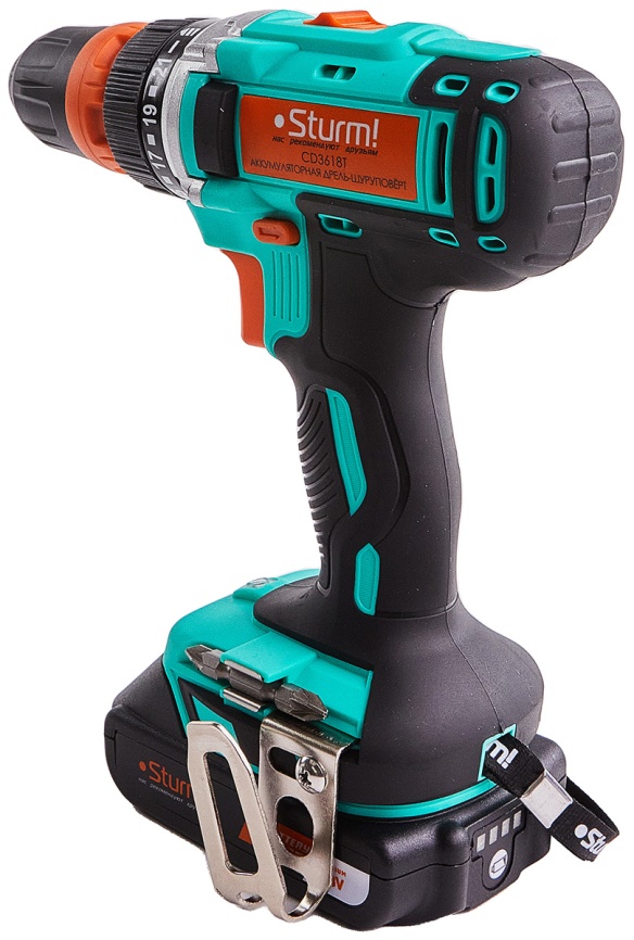 Дрель-шуруповерт Sturm! CD3618T фото 2