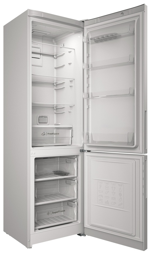 Двухкамерный холодильник Indesit ITR 5200 W No frost, белый фото 3