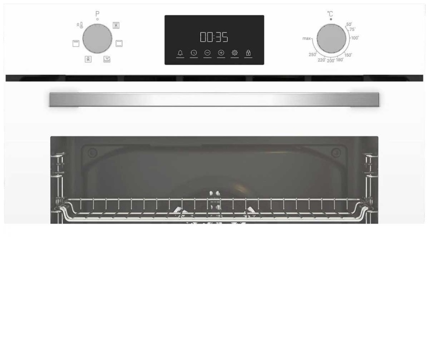 Электрический духовой шкаф Indesit IFE 3644 J WH 59 см, 72 л гриль конвекция, белый фото 3