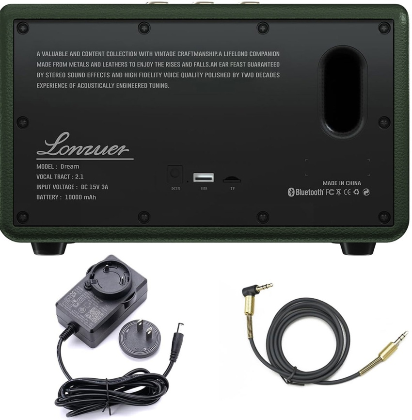 Портативная колонка Lonzuer Dream, зеленый фото 4