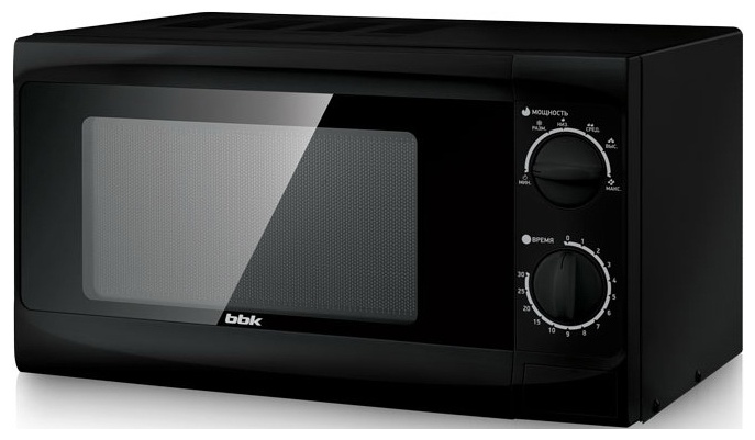 Микроволновая печь - СВЧ BBK 20 MWS-706 M/B черная фото 1