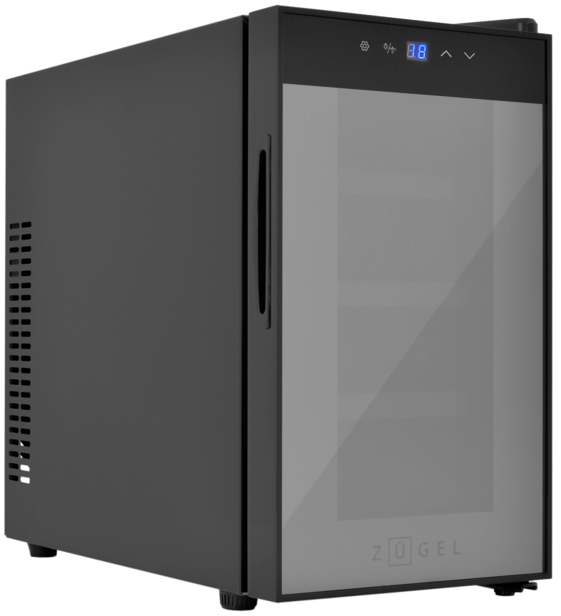 Винный шкаф Zugel ZTWF82B черный фото 1