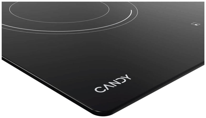 Электрическая варочная панель Candy CHXC64TDB 58 см, 4 конфорки стеклокерамика, черный фото 5