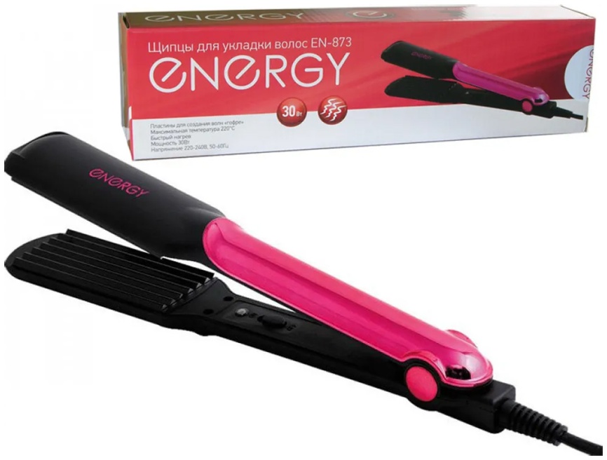 Щипцы для укладки волос Energy EN-873 900250 фото 2