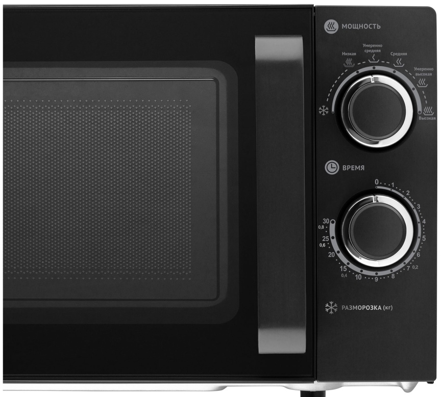 Микроволновая печь - СВЧ Polaris PMO 2001 RUS, графитовый фото 4