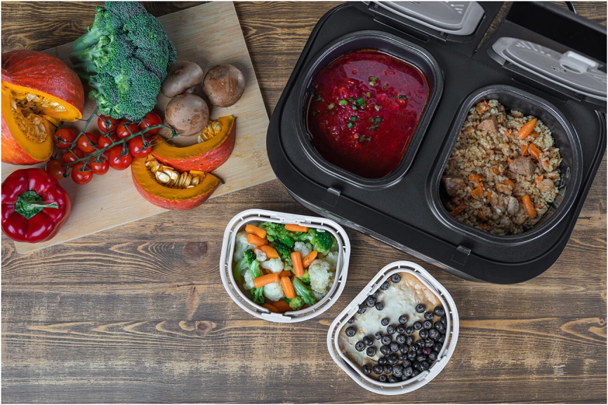 Мультиварка Garlyn MR-Duo 5, две чаши, электронное управление, черный фото 11