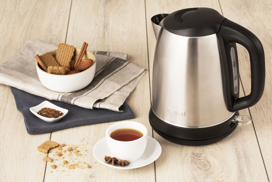 Чайник электрический Tefal Confidence KI270D30, серебристый/черный фото 14