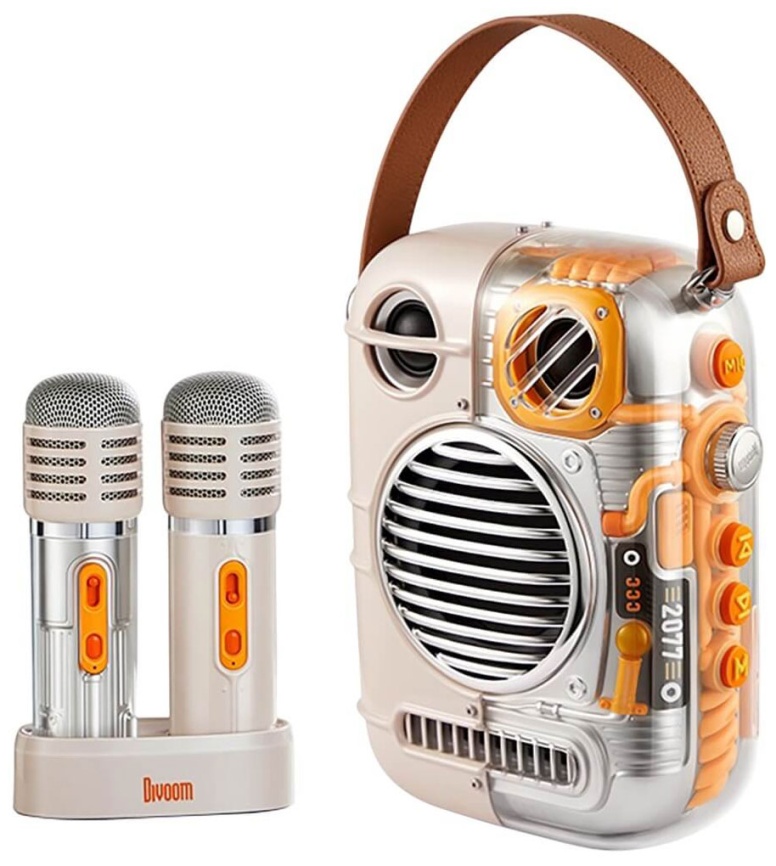  Портативная колонка с двумя микрофонами Divoom Spark Pro фото 2