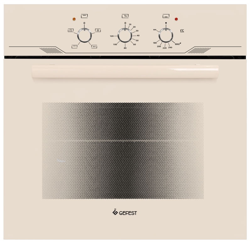 Газовый духовой шкаф Gefest ДГЭ 621-01 В1 59 см, 52 л гриль, кремовый фото 1