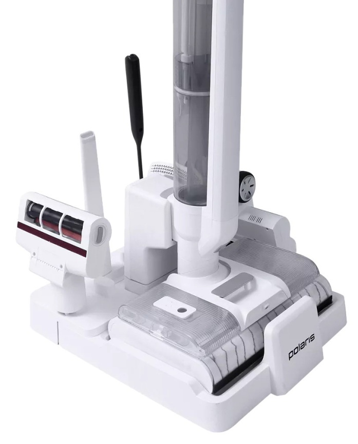 Беспроводной моющий пылесос Polaris PVCW 8090 белый фото 3