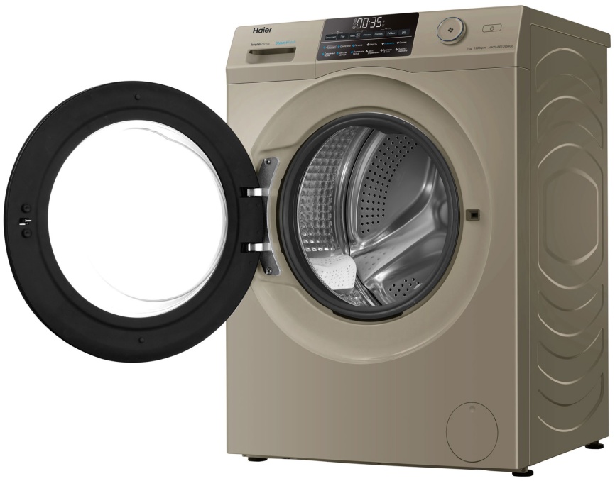 Стиральная машина Haier HW70-BP12959GE 7 кг, золотой фото 7