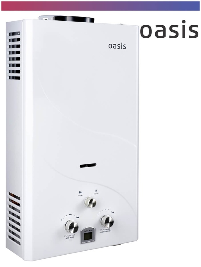 Газовый проточный водонагреватель Oasis 20 OG, сжиженный газ фото 2
