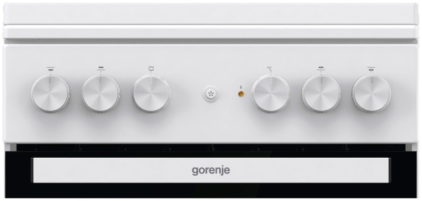 Комбинированная плита Gorenje GK5A42WF-B 50 см, 4 конфорки, белый фото 7