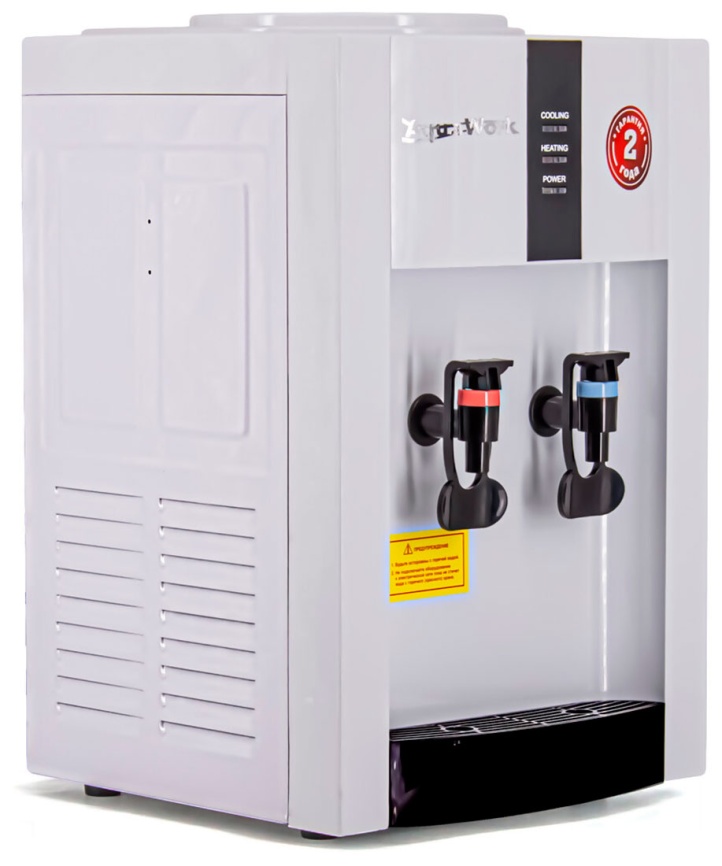 Кулер для воды Aqua Work 16TR бело-черный, настольный (25887) фото 3