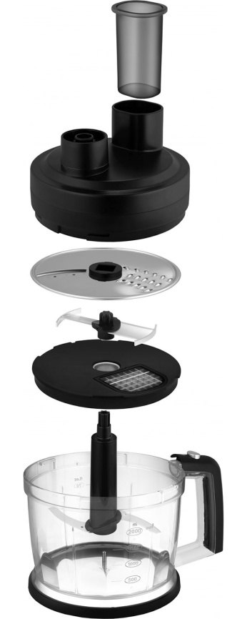 Погружной блендер Rondell RDE-1307, черный/серебристый фото 7