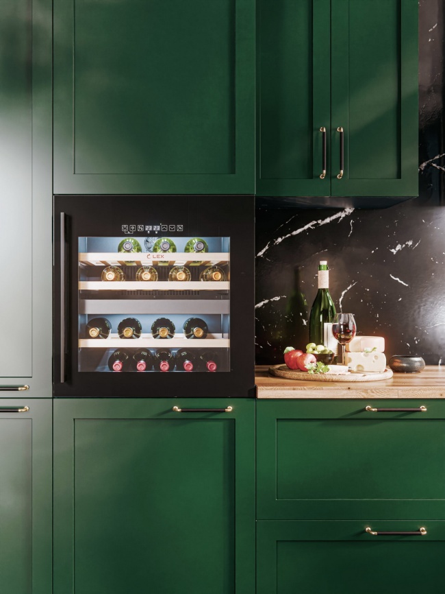 Встраиваемый винный шкаф LEX LWD6036BL dual zone S фото 7